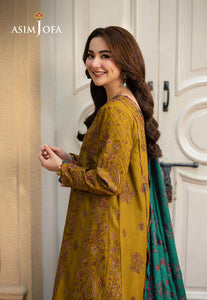 Asim Jofa | Pashmina | Embroidered Twill | AJKI-04