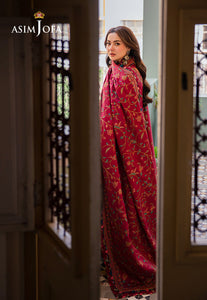 Asim Jofa | Pashmina | Embroidered Twill | AJKI-10