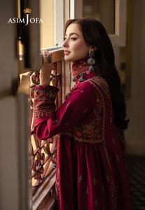 Asim Jofa | Pashmina | Embroidered Twill | AJKI-10