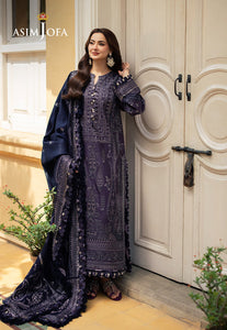 Asim Jofa | Pashmina | Embroidered Twill | AJKI-05