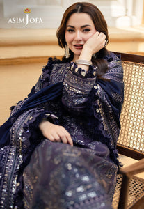Asim Jofa | Pashmina | Embroidered Twill | AJKI-05