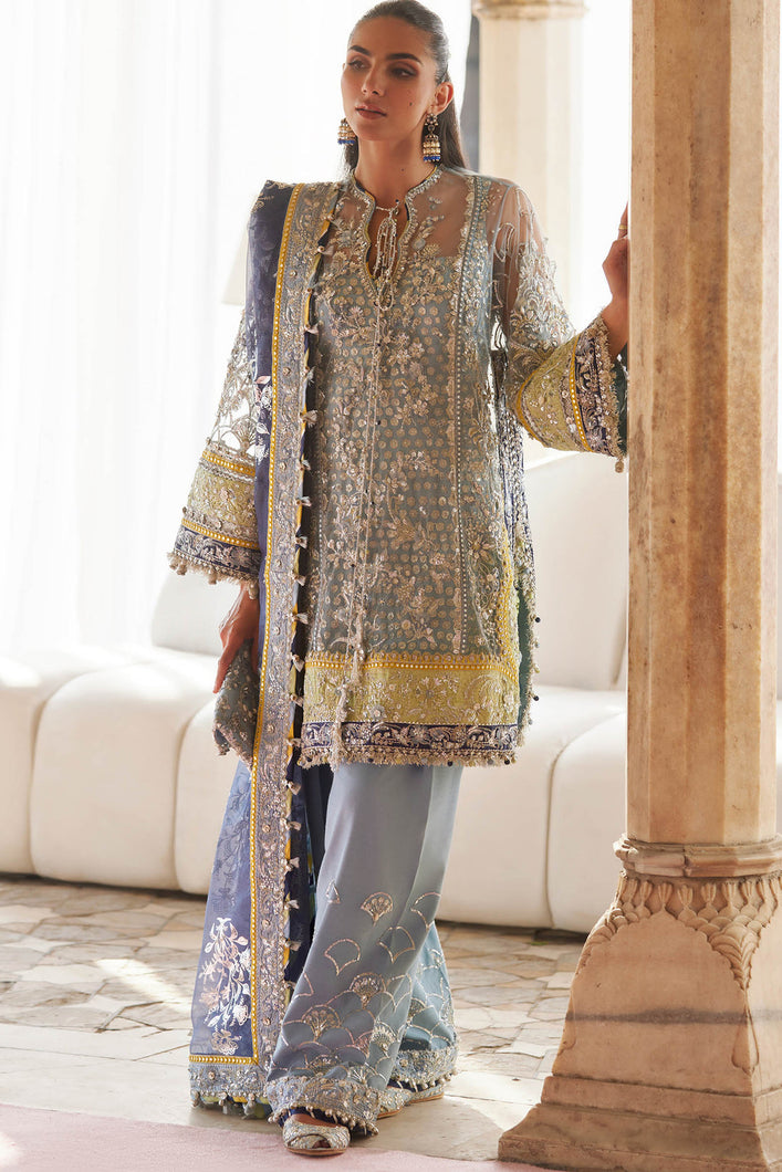 Buy Zaha by KHADIJAH SHAH Gossamer Collection 2025 Online at Great Price! Available For Next Day Delivery in UK, France & Germany. Zaha dresses created by Khadija Shah from Pakistan & for SALE in the UK, USA, Manchester & London. Book now ready to wear & unstitched