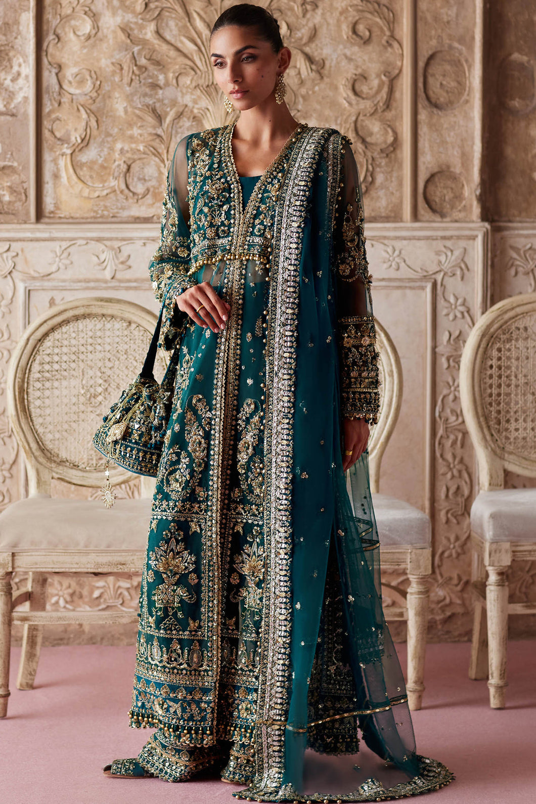 Buy Zaha by KHADIJAH SHAH Gossamer Collection 2025 Online at Great Price! Available For Next Day Delivery in UK, France & Germany. Zaha dresses created by Khadija Shah from Pakistan & for SALE in the UK, USA, Manchester & London. Book now ready to wear & unstitched