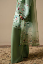 Load image into Gallery viewer, Buy ZAHA | SERAE SILK &#39;25 Online Pakistani designer dresses at Great Price! Available For Next Day Delivery in UK, France &amp; Germany. Zaha dresses created by Khadija Shah from Pakistan &amp; for SALE in the UK, USA, Manchester &amp; London. Book now ready to wear &amp; unstitched at Lebaasonline.
