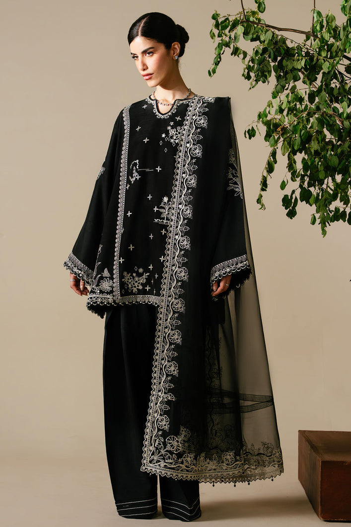 Buy ZAHA | SERAE SILK '25 Online Pakistani designer dresses at Great Price! Available For Next Day Delivery in UK, France & Germany. Zaha dresses created by Khadija Shah from Pakistan & for SALE in the UK, USA, Manchester & London. Book now ready to wear & unstitched at Lebaasonline.