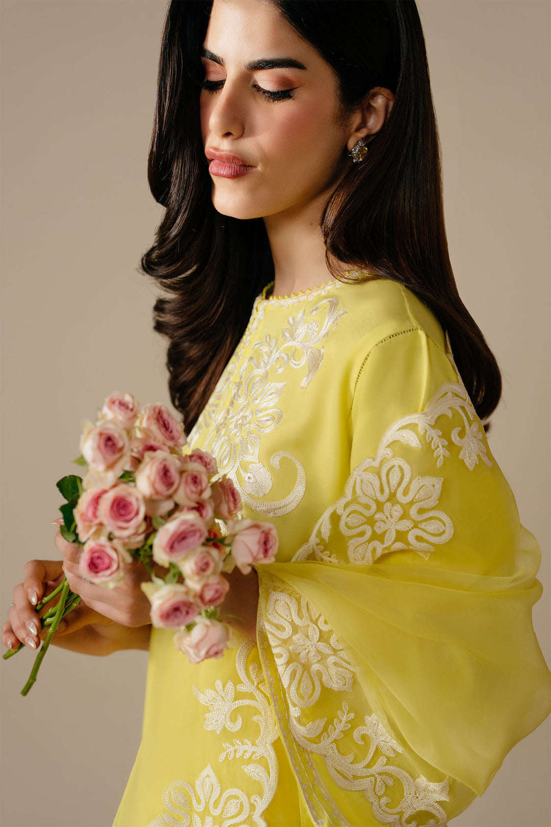 Buy ZAHA | SERAE SILK '25 Online Pakistani designer dresses at Great Price! Available For Next Day Delivery in UK, France & Germany. Zaha dresses created by Khadija Shah from Pakistan & for SALE in the UK, USA, Manchester & London. Book now ready to wear & unstitched at Lebaasonline.