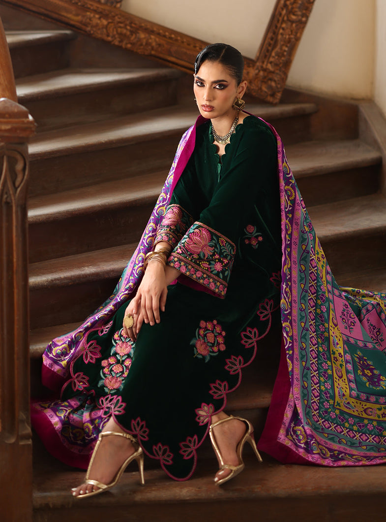 ZAINAB CHOTTANI VELURA VELVET EDIT '25 Velvet salwar kameez UK, Embroidered Collection at our Pakistani Designer Dresses Online Boutique. Pakistani Clothes Online UK- SALE, Zainab Chottani Wedding Suits, Luxury Lawn & Bridal Wear & Ready Made Suits for Pakistani Party Wear UK on Discount Price