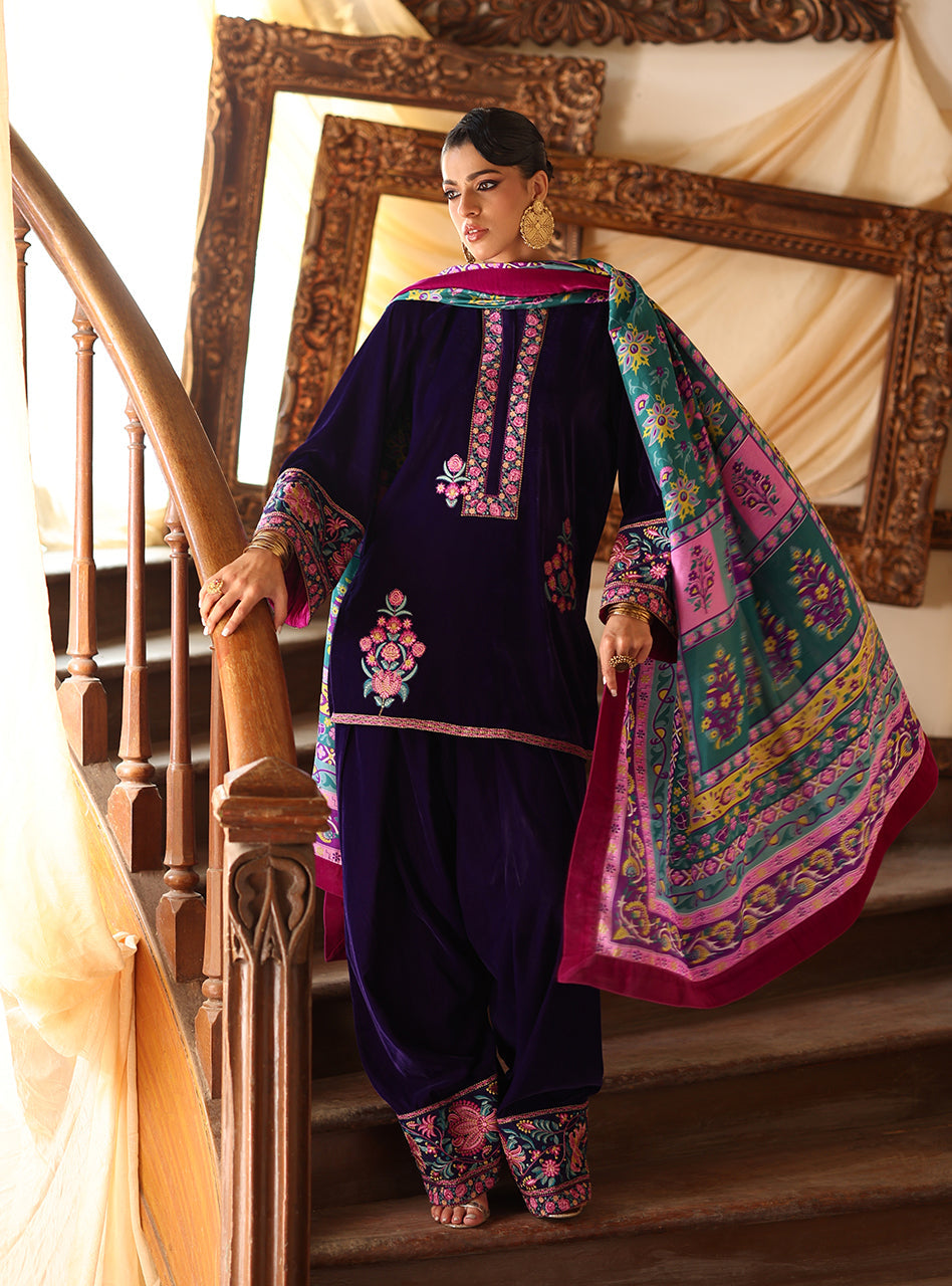 ZAINAB CHOTTANI VELURA VELVET EDIT '25 Velvet salwar kameez UK, Embroidered Collection at our Pakistani Designer Dresses Online Boutique. Pakistani Clothes Online UK- SALE, Zainab Chottani Wedding Suits, Luxury Lawn & Bridal Wear & Ready Made Suits for Pakistani Party Wear UK on Discount Price