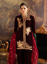 Load image into Gallery viewer, ZAINAB CHOTTANI VELURA VELVET EDIT &#39;25 Velvet salwar kameez UK, Embroidered Collection at our Pakistani Designer Dresses Online Boutique. Pakistani Clothes Online UK- SALE, Zainab Chottani Wedding Suits, Luxury Lawn &amp; Bridal Wear &amp; Ready Made Suits for Pakistani Party Wear UK on Discount Price