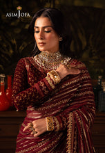 Load image into Gallery viewer, Buy ASIM JOFA | MAKHMAL - WEDDING VELVET Collection this New collection of ASIM JOFA WINTER LAWN COLLECTION 2023 from our website. We have various PAKISTANI DRESSES ONLINE IN UK, ASIM JOFA CHIFFON COLLECTION. Get your unstitched or customized PAKISATNI BOUTIQUE IN UK, USA, UAE, FRACE , QATAR, DUBAI from Lebaasonline 