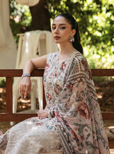 ZAINAB CHOTTANI | TAHRA LAWN '24 | SAMAHA - D 5B