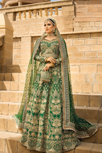 Load image into Gallery viewer, Buy Erum Khan | JAHAN VOL II LUXURY EMBROIDERED  WEDDING COLLECTION 2023 from our website. We have various PAKISTANI DRESSES ONLINE IN UK. Get your unstitched or customized PAKISATNI BOUTIQUE IN UK, USA, FRACE , QATAR, DUBAI from Lebaasonline @ SALE