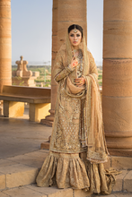 Load image into Gallery viewer, Buy Erum Khan | JAHAN VOL II LUXURY EMBROIDERED  WEDDING COLLECTION 2023 from our website. We have various PAKISTANI DRESSES ONLINE IN UK. Get your unstitched or customized PAKISATNI BOUTIQUE IN UK, USA, FRACE , QATAR, DUBAI from Lebaasonline @ SALE