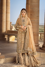 Load image into Gallery viewer, Buy Erum Khan | JAHAN VOL II LUXURY EMBROIDERED  WEDDING COLLECTION 2023 from our website. We have various PAKISTANI DRESSES ONLINE IN UK. Get your unstitched or customized PAKISATNI BOUTIQUE IN UK, USA, FRACE , QATAR, DUBAI from Lebaasonline @ SALE