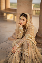 Load image into Gallery viewer, Buy Erum Khan | JAHAN VOL II LUXURY EMBROIDERED  WEDDING COLLECTION 2023 from our website. We have various PAKISTANI DRESSES ONLINE IN UK. Get your unstitched or customized PAKISATNI BOUTIQUE IN UK, USA, FRACE , QATAR, DUBAI from Lebaasonline @ SALE