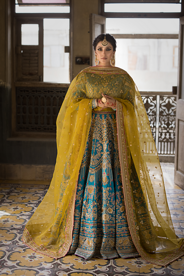 Buy Erum Khan | JAHAN VOL II LUXURY EMBROIDERED  WEDDING COLLECTION 2023 from our website. We have various PAKISTANI DRESSES ONLINE IN UK. Get your unstitched or customized PAKISATNI BOUTIQUE IN UK, USA, FRACE , QATAR, DUBAI from Lebaasonline @ SALE