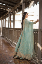 Load image into Gallery viewer, Buy Erum Khan | JAHAN VOL II LUXURY EMBROIDERED  WEDDING COLLECTION 2023 from our website. We have various PAKISTANI DRESSES ONLINE IN UK. Get your unstitched or customized PAKISATNI BOUTIQUE IN UK, USA, FRACE , QATAR, DUBAI from Lebaasonline @ SALE