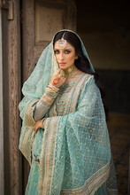 Load image into Gallery viewer, Buy Erum Khan | JAHAN VOL II LUXURY EMBROIDERED  WEDDING COLLECTION 2023 from our website. We have various PAKISTANI DRESSES ONLINE IN UK. Get your unstitched or customized PAKISATNI BOUTIQUE IN UK, USA, FRACE , QATAR, DUBAI from Lebaasonline @ SALE