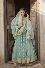 Load image into Gallery viewer, Buy Erum Khan | JAHAN VOL II LUXURY EMBROIDERED  WEDDING COLLECTION 2023 from our website. We have various PAKISTANI DRESSES ONLINE IN UK. Get your unstitched or customized PAKISATNI BOUTIQUE IN UK, USA, FRACE , QATAR, DUBAI from Lebaasonline @ SALE