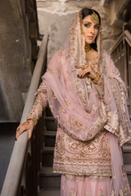 Load image into Gallery viewer, Buy Erum Khan | JAHAN VOL II LUXURY EMBROIDERED  WEDDING COLLECTION 2023 from our website. We have various PAKISTANI DRESSES ONLINE IN UK. Get your unstitched or customized PAKISATNI BOUTIQUE IN UK, USA, FRACE , QATAR, DUBAI from Lebaasonline @ SALE