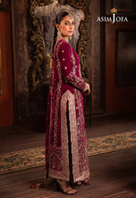 Load image into Gallery viewer, Buy ASIM JOFA | MAKHMAL - WEDDING VELVET Collection this New collection of ASIM JOFA WINTER LAWN COLLECTION 2023 from our website. We have various PAKISTANI DRESSES ONLINE IN UK, ASIM JOFA CHIFFON COLLECTION. Get your unstitched or customized PAKISATNI BOUTIQUE IN UK, USA, UAE, FRACE , QATAR, DUBAI from Lebaasonline 