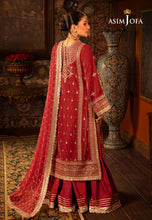 Load image into Gallery viewer, Buy ASIM JOFA | MAKHMAL - WEDDING VELVET Collection this New collection of ASIM JOFA WINTER LAWN COLLECTION 2023 from our website. We have various PAKISTANI DRESSES ONLINE IN UK, ASIM JOFA CHIFFON COLLECTION. Get your unstitched or customized PAKISATNI BOUTIQUE IN UK, USA, UAE, FRACE , QATAR, DUBAI from Lebaasonline 