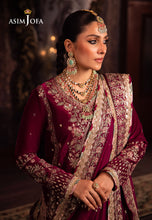 Load image into Gallery viewer, Buy ASIM JOFA | MAKHMAL - WEDDING VELVET Collection this New collection of ASIM JOFA WINTER LAWN COLLECTION 2023 from our website. We have various PAKISTANI DRESSES ONLINE IN UK, ASIM JOFA CHIFFON COLLECTION. Get your unstitched or customized PAKISATNI BOUTIQUE IN UK, USA, UAE, FRACE , QATAR, DUBAI from Lebaasonline 