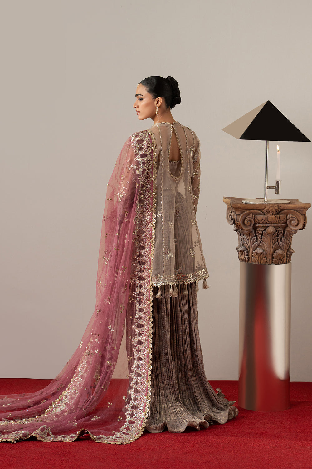 Afrozeh Aure ’26 Gilded Grace embroidered Pakistani designer dress
