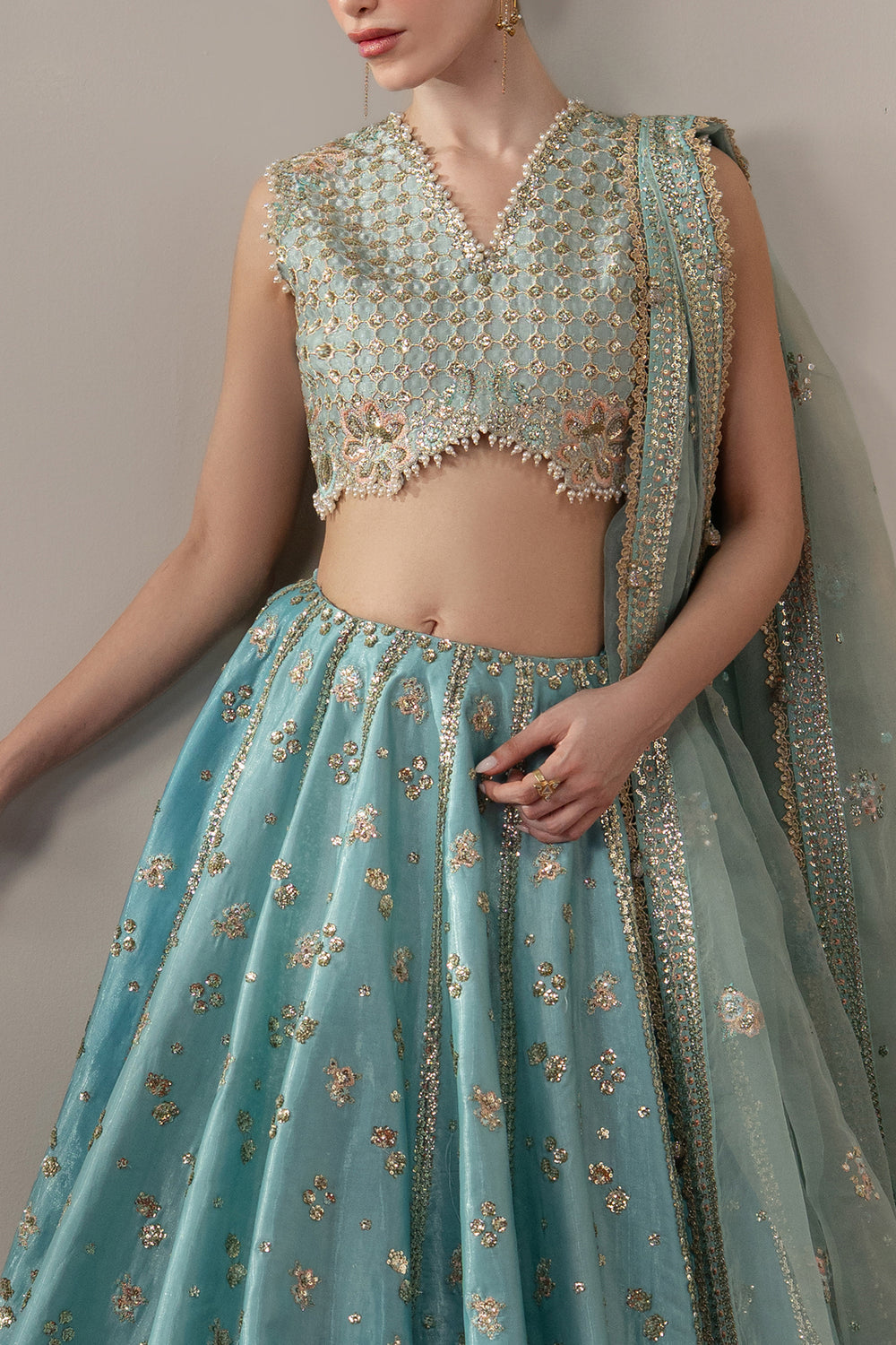 Afrozeh Aure ’26 Grandezza Pakistani designer dress UK