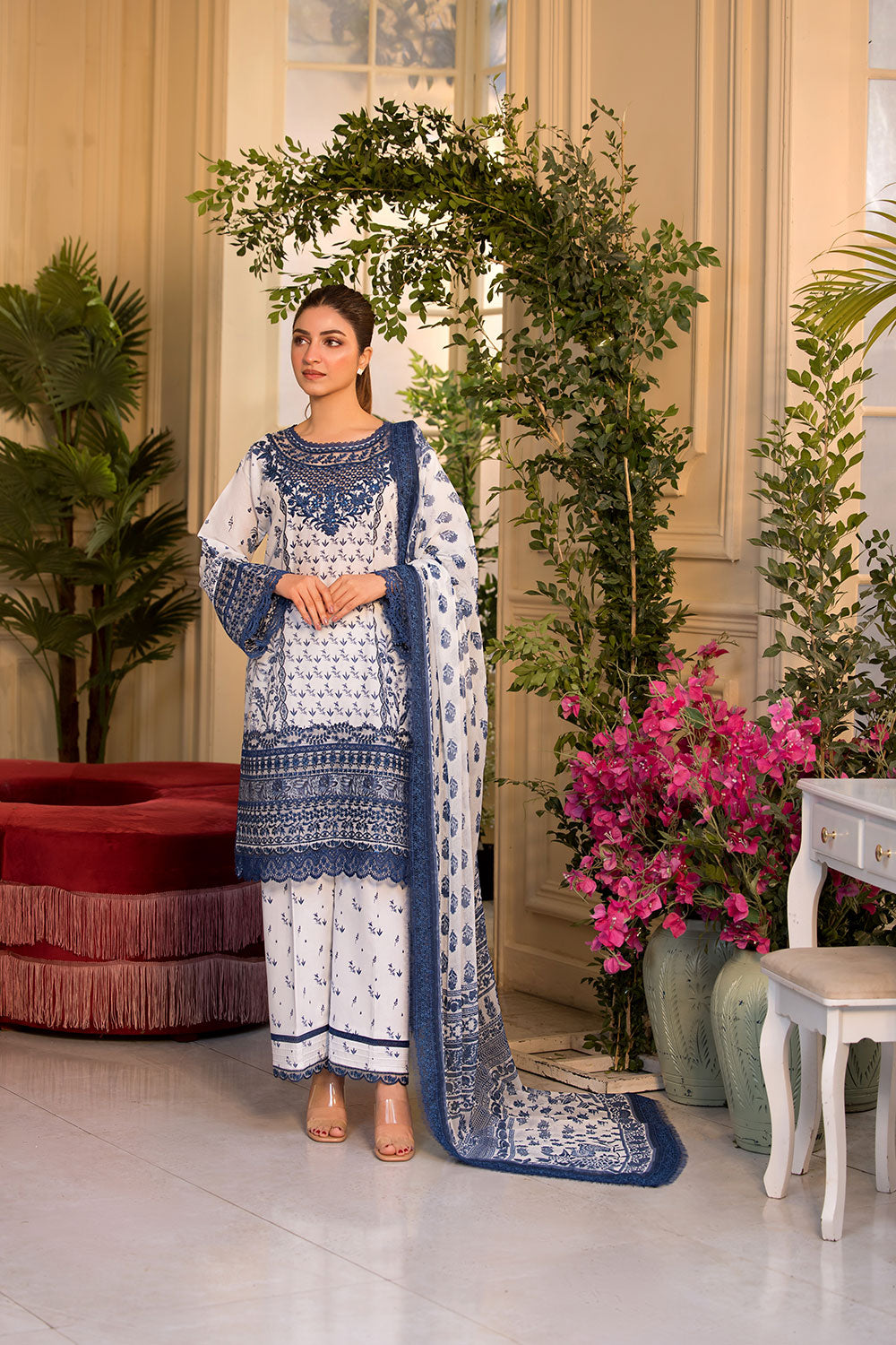 Buy SOBIA NAZIR SUMMER VITAL 2025 Embroidered SUMMER VITAL 2025 Collection: Buy SOBIA NAZIR luxury lawn PAKISTANI DESIGNER CLOTHES in the UK USA on SALE Price @lebaasonline. We stock SOBIA NAZIR COLLECTION, MARIA B M PRINT Sana Safinaz Luxury Stitched/customized with express shipping worldwide including France, UK, USA Belgium