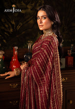 Load image into Gallery viewer, Buy ASIM JOFA | MAKHMAL - WEDDING VELVET Collection this New collection of ASIM JOFA WINTER LAWN COLLECTION 2023 from our website. We have various PAKISTANI DRESSES ONLINE IN UK, ASIM JOFA CHIFFON COLLECTION. Get your unstitched or customized PAKISATNI BOUTIQUE IN UK, USA, UAE, FRACE , QATAR, DUBAI from Lebaasonline 