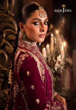 Load image into Gallery viewer, Buy ASIM JOFA | MAKHMAL - WEDDING VELVET Collection this New collection of ASIM JOFA WINTER LAWN COLLECTION 2023 from our website. We have various PAKISTANI DRESSES ONLINE IN UK, ASIM JOFA CHIFFON COLLECTION. Get your unstitched or customized PAKISATNI BOUTIQUE IN UK, USA, UAE, FRACE , QATAR, DUBAI from Lebaasonline 