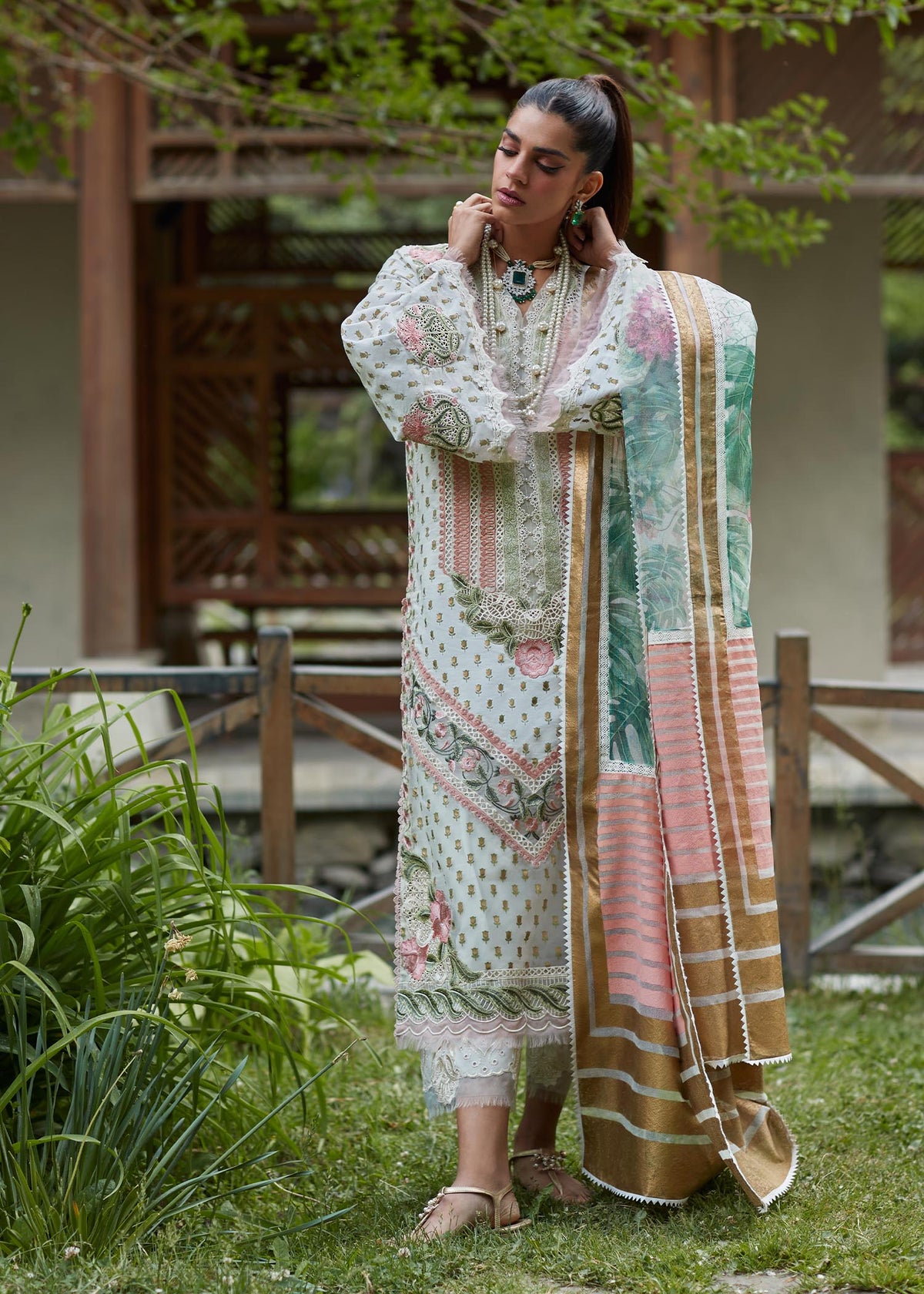 Buy CRIMSON X SAIRA SHAKIRA LUXURY LAWN 2023 for Eid dress from our official website We are the no. 1 stockists in the world for Crimson Luxury, Maria B Ready to wear. All Pakistani dresses customization and Ready to Wear dresses are easily available in Spain, UK Austria from Lebaasonline at best price.
