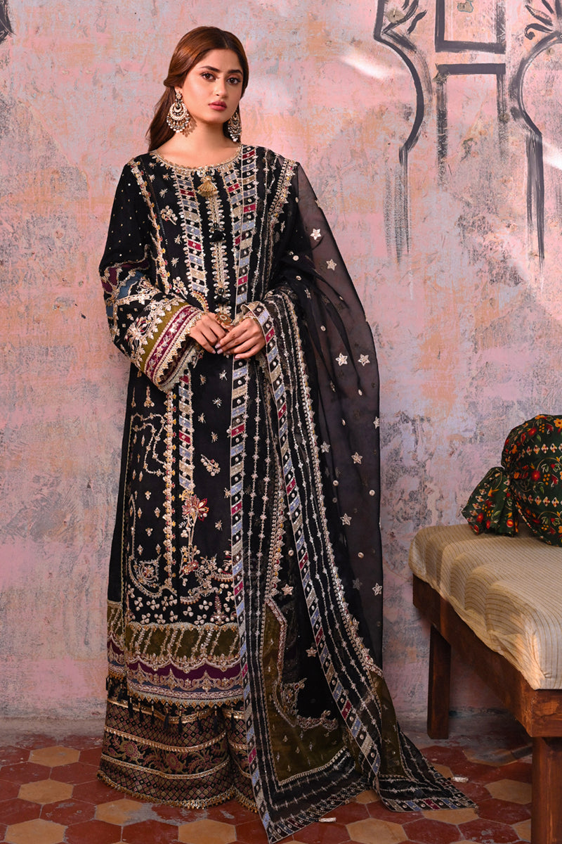 BUY NEW Qalamkar | Sahiba Luxury Formals 2023 exclusive collection of QALAMKAR WEDDING LAWN COLLECTION 2023 from our website. We have various PAKISTANI DRESSES ONLINE IN UK,  QALAMKAR LUXURY FORMALS '23. Get your unstitched or customized PAKISATNI BOUTIQUE IN UK, USA, FRACE , QATAR, DUBAI from Lebaasonline at SALE!