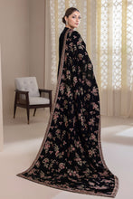 Load image into Gallery viewer, Buy BAROQUE | EMBROIDERED VELVET SHAWL 2023, Pakistani Designer Shawl with discount code and sale price. Shop Pakistani Clothes Online UK- BAROQUE Chiffon for Wedding, Luxury Lawn 2023 Embroidered Chiffon, Velvet Suits, Winter dresses &amp; Bridal Wear &amp; Ready Made Suits for Pakistani Party Wear UK and USA at LebaasOnline.