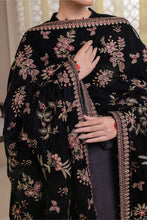 Load image into Gallery viewer, Buy BAROQUE | EMBROIDERED VELVET SHAWL 2023, Pakistani Designer Shawl with discount code and sale price. Shop Pakistani Clothes Online UK- BAROQUE Chiffon for Wedding, Luxury Lawn 2023 Embroidered Chiffon, Velvet Suits, Winter dresses &amp; Bridal Wear &amp; Ready Made Suits for Pakistani Party Wear UK and USA at LebaasOnline.