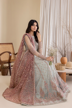 Load image into Gallery viewer, Buy IZNIK | Chiffon Collection&#39;23  Green color PAKISTANI DRESSES ONLINE UK Collection. Get yours customized PAKISTANI DESIGNER DRESSES ONLINE in UK and USA at LebaasOnline. Browse Iznik, Maria B, Asim Jofa Wedding Party, Nikah &amp; Walima dresses online at SALE on Lebaasonline.