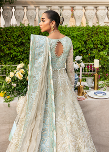 GULAAL | Embroidered Chiffon Pakistani designer dress is available @lebaasonline. The Pakistani Wedding dresses of Maria B, Gulaal can be customized for Bridal/party wear. Get express shipping in UK, USA, France, Germany for Asian Outfits USA. Maria B Sale online can be availed here!!