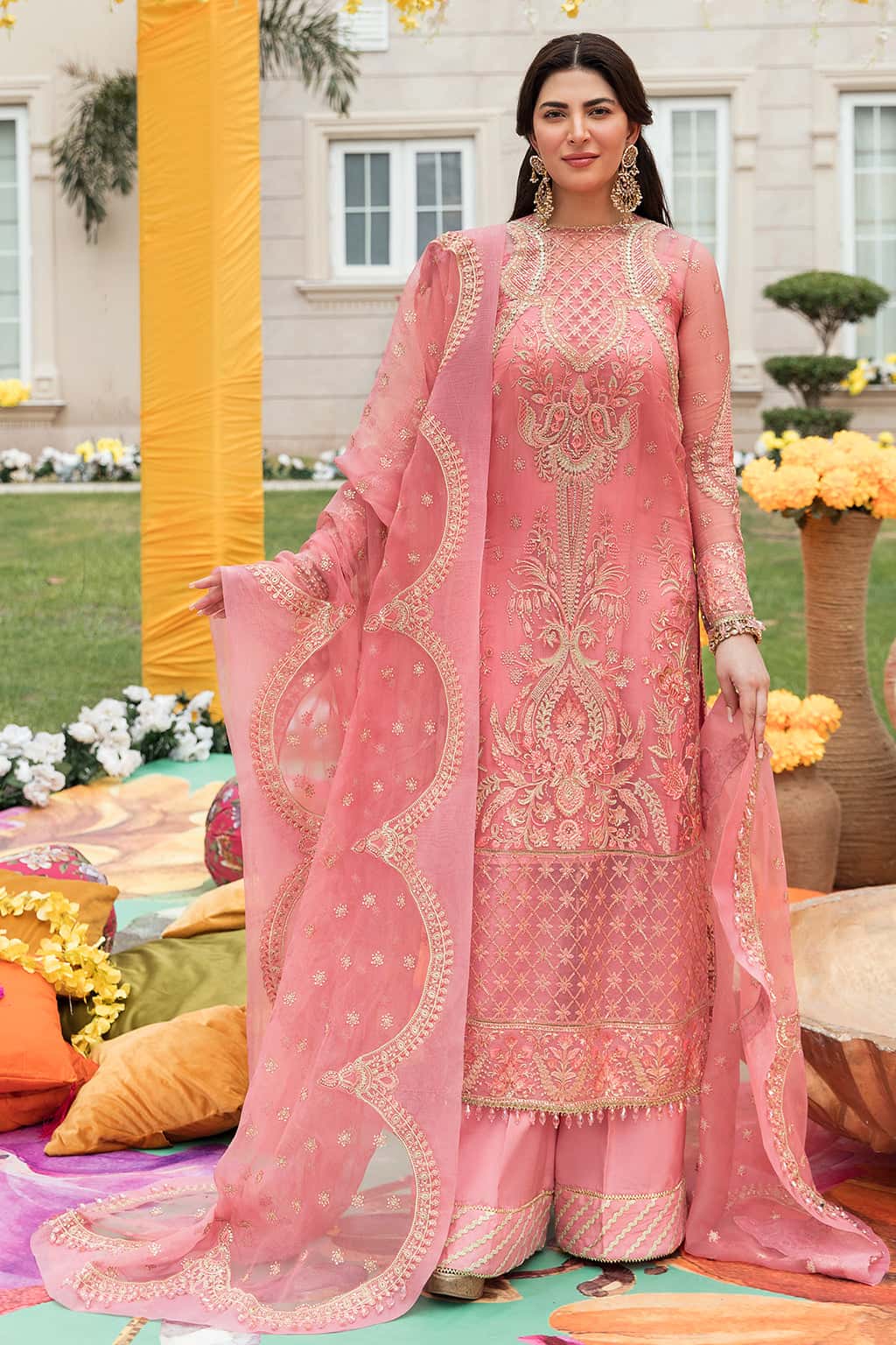 AFROZEH | Wedding Formals'22 . This Pakistani Bridal dresses online in USA of Afrozeh La Fuchsia Collection is available our official website. We, the largest stockists of Afrozeh La Fuchsia Maria B Wedding dresses USA Get Wedding dress in USA UK, France from Lebaasonline.