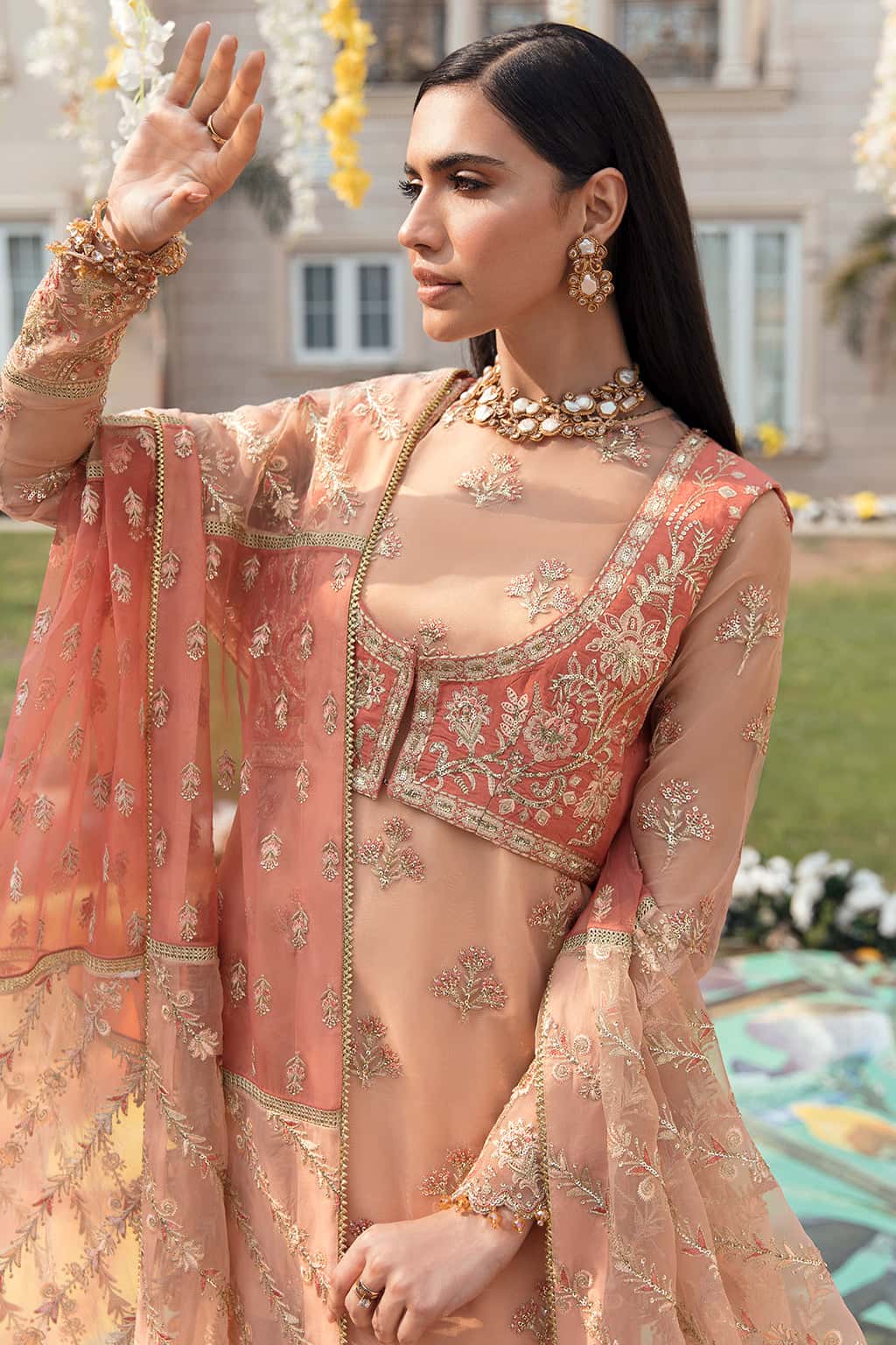 AFROZEH | Wedding Formals'22 . This Pakistani Bridal dresses online in USA of Afrozeh La Fuchsia Collection is available our official website. We, the largest stockists of Afrozeh La Fuchsia Maria B Wedding dresses USA Get Wedding dress in USA UK, France from Lebaasonline.