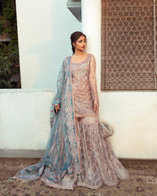 Load image into Gallery viewer, Faiza Saqlain | NIRA – Wedding Festive’23 available at Lebaasonline. The largest stockiest of Dresses in the UK. Shop Maria B Clothes Pakistani wedding. Afrozeh wedding, Faiza Saqlain, Qalamkar Embroidered on discounted price in UK USA Manchester London Australia Belgium UAE France Germany Birmingham on Sale.