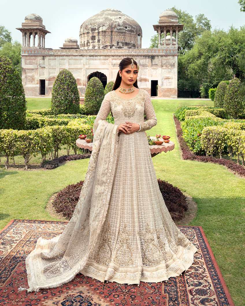 Faiza Saqlain | NIRA – Wedding Festive’23 available at Lebaasonline. The largest stockiest of Dresses in the UK. Shop Maria B Clothes Pakistani wedding. Afrozeh wedding, Faiza Saqlain, Qalamkar Embroidered on discounted price in UK USA Manchester London Australia Belgium UAE France Germany Birmingham on Sale.