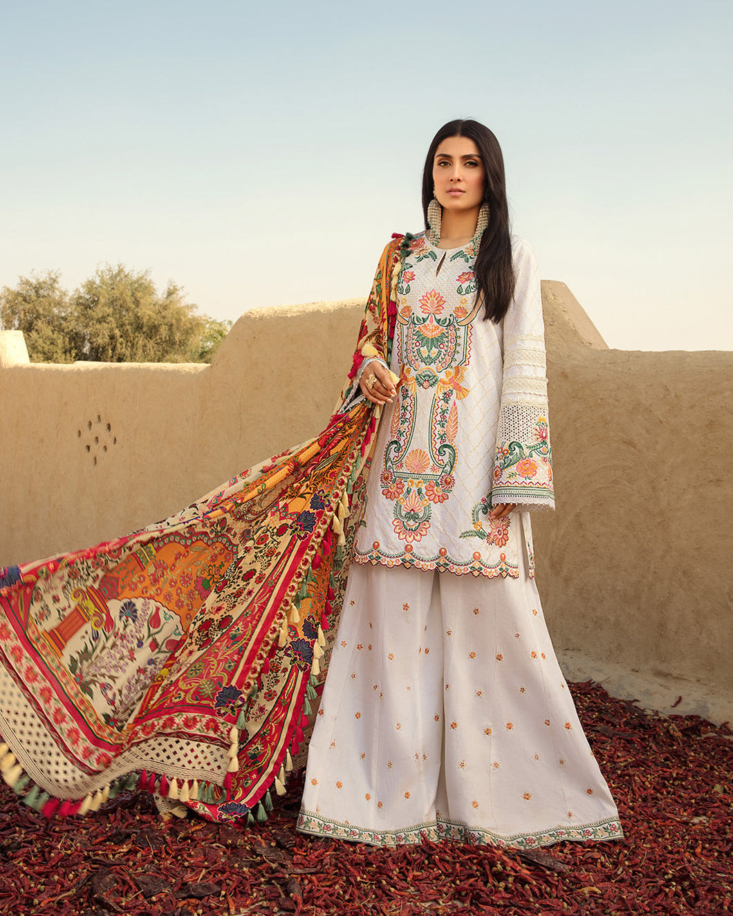 Faiza Saqlain | Lyle Luxury Lawn Collection 2023 available at Lebaasonline. The largest stockiest of Dresses in the UK. Shop Maria B Clothes Pakistani wedding. Afrozeh wedding, Faiza Saqlain, Qalamkar Embroidered on discounted price in UK USA Manchester London Australia Belgium UAE France Germany Birmingham on Sale.