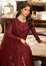 Load image into Gallery viewer, Buy ASIM JOFA | JHILMIL&#39;23 Collection New collection of ASIM JOFA WEDDING LAWN COLLECTION 2023 from our website. We have various PAKISTANI DRESSES ONLINE IN UK, ASIM JOFA CHIFFON COLLECTION. Get your unstitched or customized PAKISATNI BOUTIQUE IN UK, USA, UAE, FRACE , QATAR, DUBAI from Lebaasonline @ Sale price.