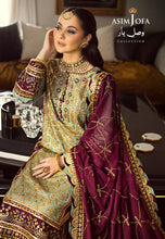 Load image into Gallery viewer, Buy ASIM JOFA | VASL E YAAR &#39;23 this New collection of ASIM JOFA WEDDING LAWN COLLECTION 2023 from our website. We have various PAKISTANI DRESSES ONLINE IN UK, ASIM JOFA CHIFFON COLLECTION. Get your unstitched or customized PAKISATNI BOUTIQUE IN UK, USA, UAE, FRACE , QATAR, DUBAI from Lebaasonline @ Sale price.