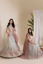 Load image into Gallery viewer, Buy IZNIK | Chiffon Collection&#39;23  Green color PAKISTANI DRESSES ONLINE UK Collection. Get yours customized PAKISTANI DESIGNER DRESSES ONLINE in UK and USA at LebaasOnline. Browse Iznik, Maria B, Asim Jofa Wedding Party, Nikah &amp; Walima dresses online at SALE on Lebaasonline.