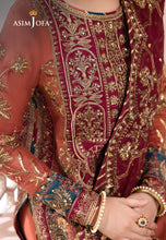 Load image into Gallery viewer, Buy ASIM JOFA | Chandani Luxury Chiffon Collection this New collection of ASIM JOFA WEDDING LAWN COLLECTION 2023 from our website. We have various PAKISTANI DRESSES ONLINE IN UK, ASIM JOFA CHIFFON COLLECTION. Get your unstitched or customized PAKISATNI BOUTIQUE IN UK, USA, UAE, FRACE , QATAR, DUBAI from Lebaasonline @ sale