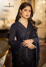 Load image into Gallery viewer, Buy ASIM JOFA | JHILMIL&#39;23 Collection New collection of ASIM JOFA WEDDING LAWN COLLECTION 2023 from our website. We have various PAKISTANI DRESSES ONLINE IN UK, ASIM JOFA CHIFFON COLLECTION. Get your unstitched or customized PAKISATNI BOUTIQUE IN UK, USA, UAE, FRACE , QATAR, DUBAI from Lebaasonline @ Sale price.