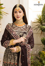 Load image into Gallery viewer, Buy Asim Jofa | RTW LUXURY PRET &#39;23 exclusive collection of ASIM JOFA UK WEDDING LAWN COLLECTION 2023 from our website. We have various PAKISTANI DRESSES ONLINE IN UK, ASIM JOFA CHIFFON COLLECTION. Get your unstitched or customized PAKISATNI BOUTIQUE IN UK, USA, UAE, FRACE , QATAR, DUBAI from Lebaasonline @ Sale price.