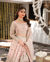 Load image into Gallery viewer, Faiza Saqlain | NIRA – Wedding Festive’23 available at Lebaasonline. The largest stockiest of Dresses in the UK. Shop Maria B Clothes Pakistani wedding. Afrozeh wedding, Faiza Saqlain, Qalamkar Embroidered on discounted price in UK USA Manchester London Australia Belgium UAE France Germany Birmingham on Sale.